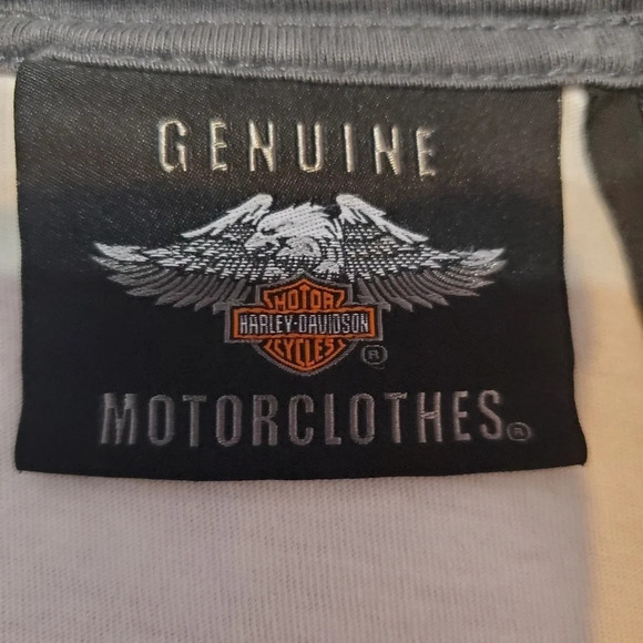 Harley Davidson Motorcycles Women's Mesh Lace Accent Tee 2XL - Picture 4 of 5